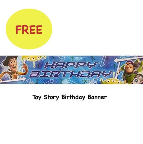 Disney Toy Story 3 Birthday Party Supplies - Kids Tableware Kit - 40pcs Free Banner - Image 5