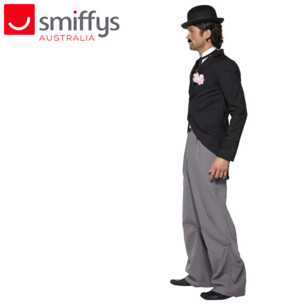 1920s Chaplin Style Film Star Adult Costume with BONUS Chaplin Tash /Eyebrows FREE - Image 3