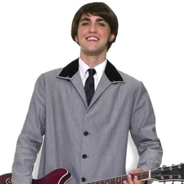 1960's The Beatles British Invasion Men's Rock'n'Roll Suit Costume, S: Std - Image 2