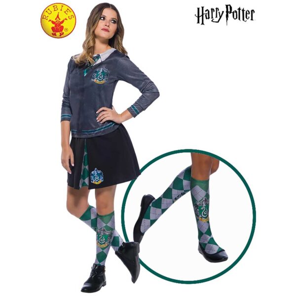 Harry Potter Socks Licensed SLYTHERIN House Costume Accessory - Image 2