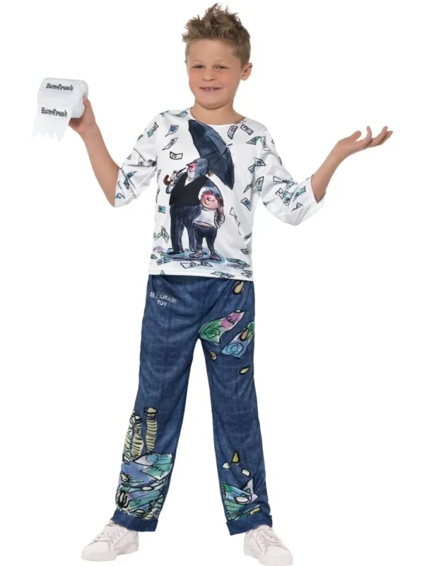 Smiffys Officially Licensed David Walliams Deluxe Billionaire Boy Costume Book Fancy Dress - Image 3