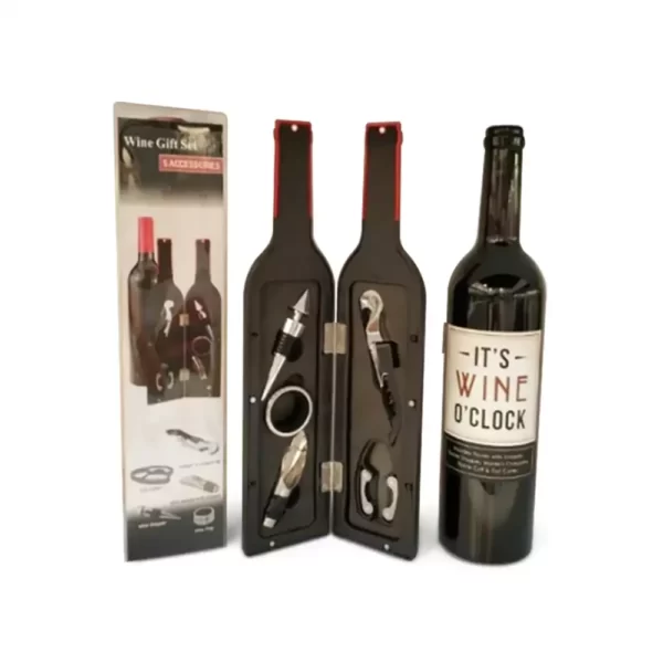 Men's Republic - Wine Bottle Tool Accessories 5 Pc Gift Set - Image 5