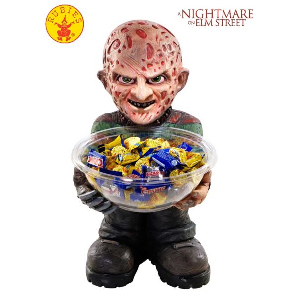 FREDDY KRUEGER FRIDAY THE 13TH LICENSED HALLOWEEN PARTY CANDY BOWL HOLDER