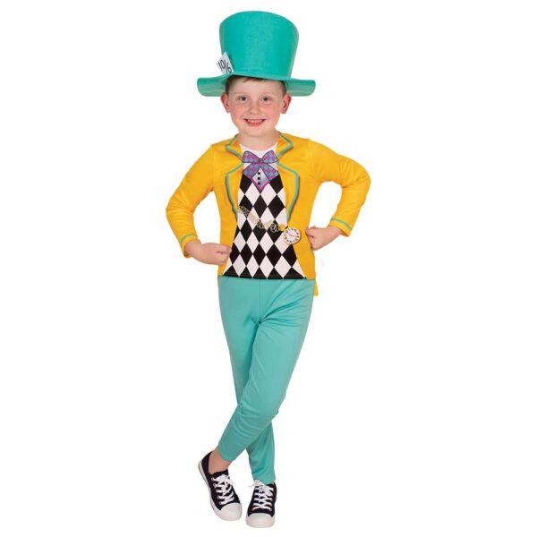 MAD HATTER BOYS CLASSIC COSTUME, CHILD 6-8y