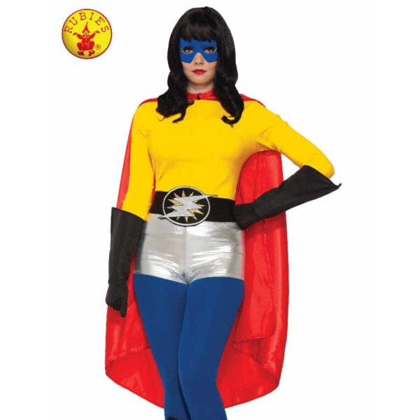 SUPERHERO CAPES / CLOAKS FOR ADULTS - BLUE OR RED - Image 3