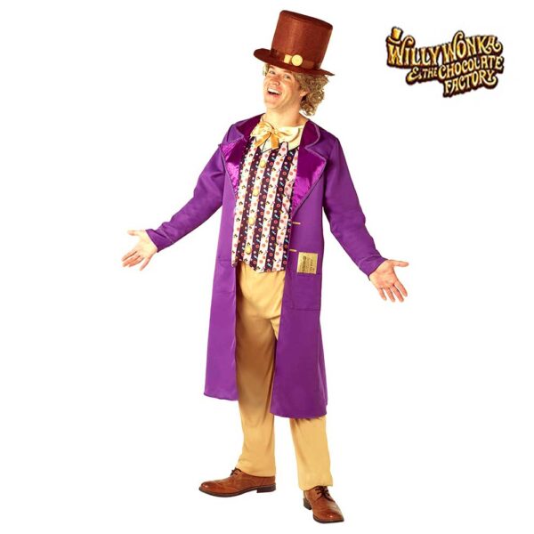 WILLY WONKA DELUXE COSTUME  FOR MEN, ADULT, S: STD (MEDIUM)