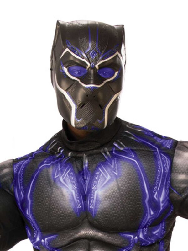 MARVEL Black Panther / T'Challa Battle Costume Muscle Chest - Adult S: STD/XL - Image 3