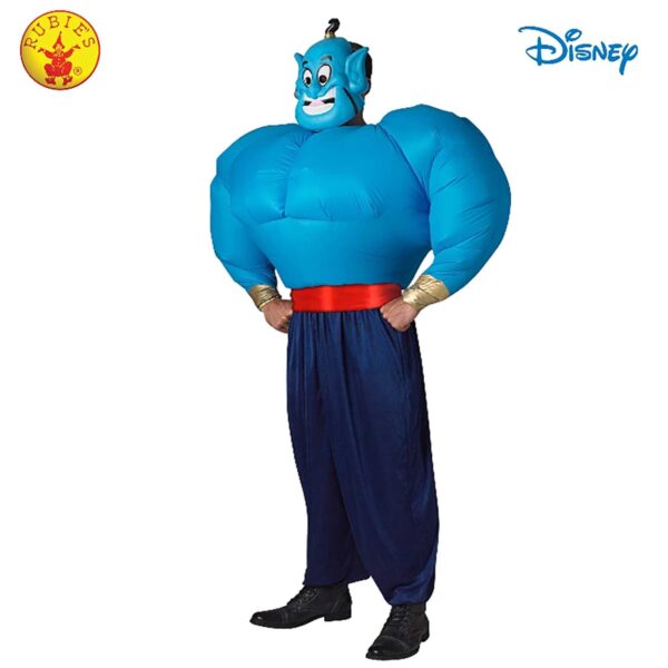 Genie Inflatable Costume for Adults - Licensed Disney Aladdin