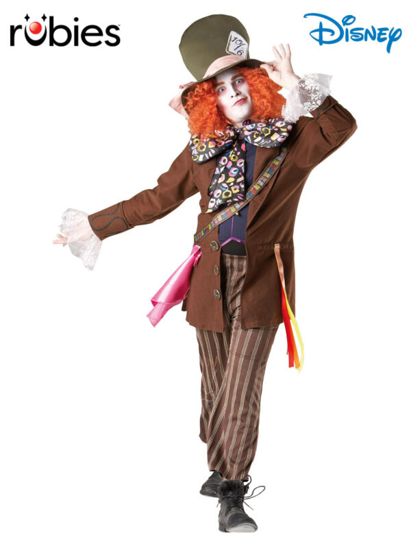 MAD HATTER ALICE IN WONDERLAND DELUXE COSTUME, ADULT - STD