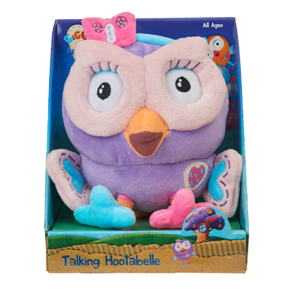 TALKING HOOTABELLE 15CM OWL INTERACTIVE PLUSH TOY - LICENSED