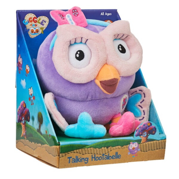 TALKING HOOTABELLE 15CM OWL INTERACTIVE PLUSH TOY - LICENSED - Image 2