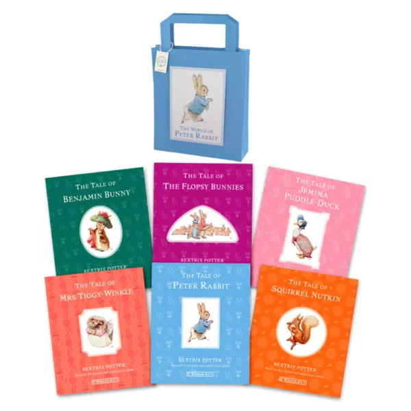 Beatrix Potter's The World Of Peter Rabbit Book Bag - 6 in 1 Book Collection