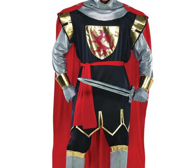 Brave Crusader Knight Adult Standard Fancy Dress Costume L-XL - Image 2