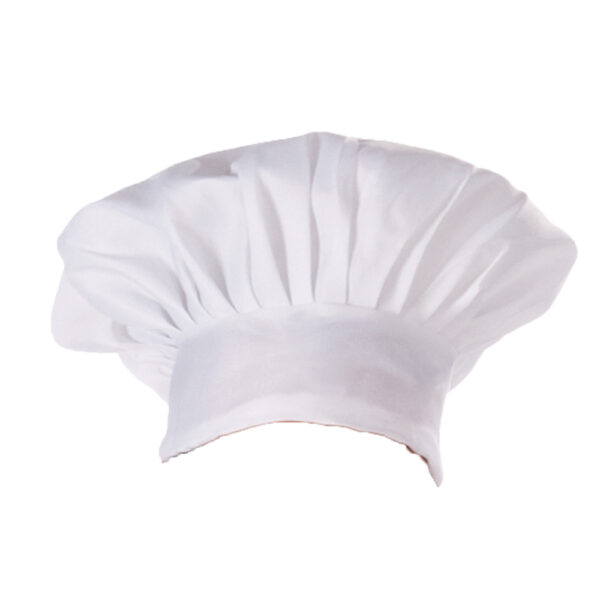 Chef / Cook Cloth Hat - Adult Costume Accessory - White - Image 3