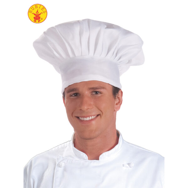 Chef / Cook Cloth Hat - Adult Costume Accessory - White