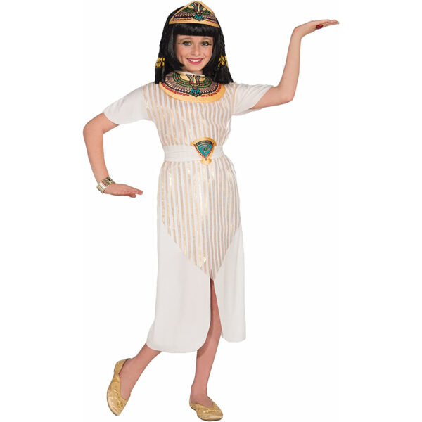 Cleopatra Egyptian Queen of the Nile costume, child, Large