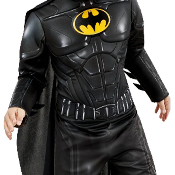 DC Batman (Keaton) Deluxe Costume (the Flash Movie), Child  - S: M,L - Image 3