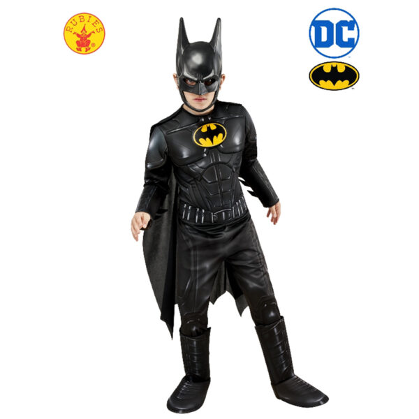 DC Batman (Keaton) Deluxe Costume (the Flash Movie), Child  - S: M,L