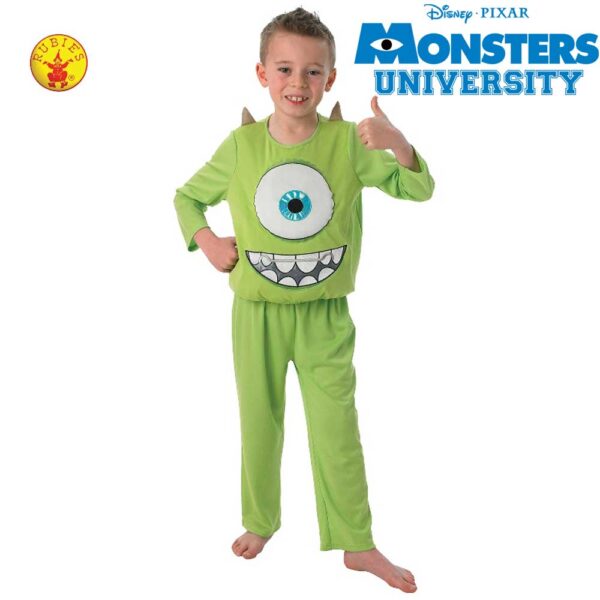 Disney Pixars Monsters University Disney Pixar Mike Wazowski Deluxe Kids Cyclops Costume 3-4, 5-6