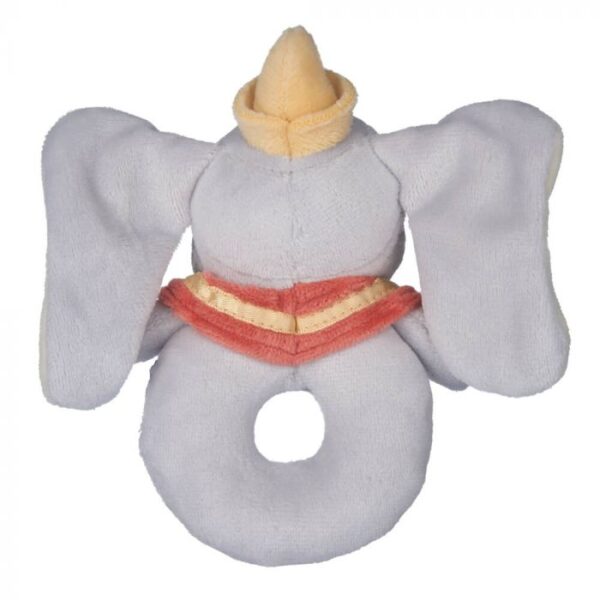 DISNEY BABY CLASSICS DUMBO ELEPHANT PLUSH RING RATTLE 16CM INFANT ACTIVITY TOY GIFT - Image 4