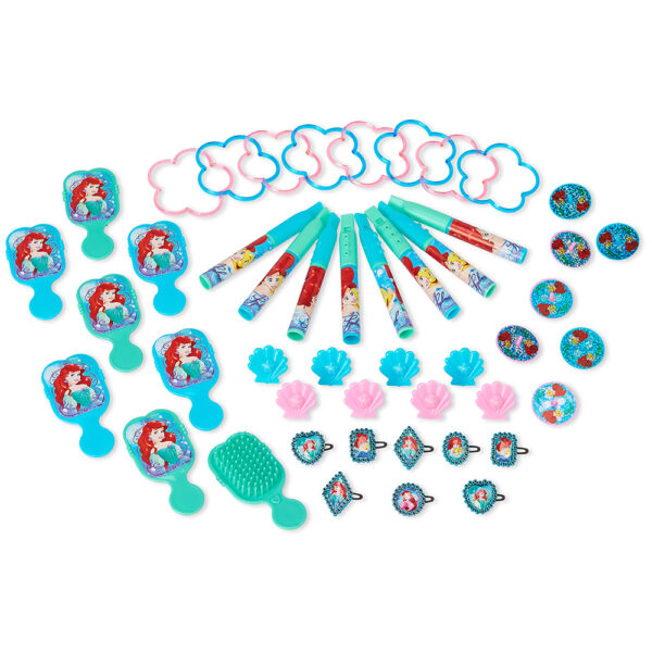 Disney Ariel Dream Big Birthday Party Supplies - Kids Favour Pack - 48pcs + Bonus Loot Bags - Image 4