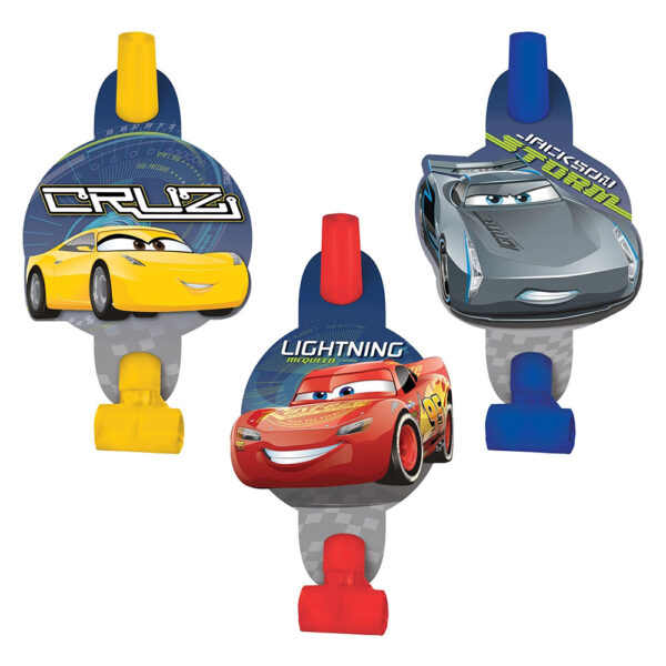 Disney Cars 3 Birthday Party Supplies - Blowouts (8 pack) - Image 5