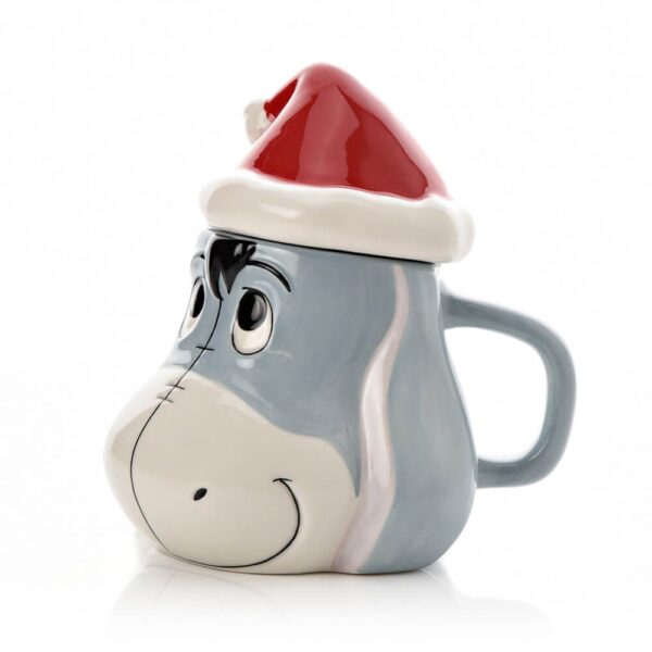 Disney Winnie the Pooh Christmas Gift 3d Mug Eeyore The Donkey, 14cm - Image 2