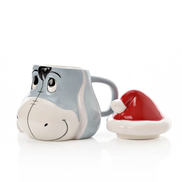 Disney Winnie the Pooh Christmas Gift 3d Mug Eeyore The Donkey, 14cm - Image 3