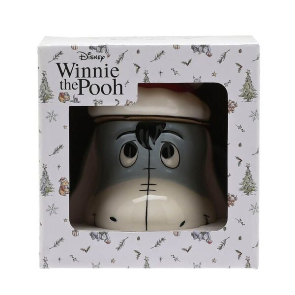 Disney Winnie the Pooh Christmas Gift 3d Mug Eeyore The Donkey, 14cm - Image 4