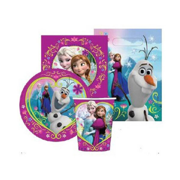 Disney Frozen Kids Birthday Party Supplies - Tableware Party Pack 40pc - Image 6