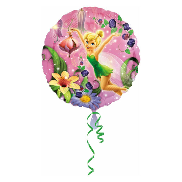 Disney Tinker Bell Kids Party Supplies - Foil Balloon 45cm - Image 2