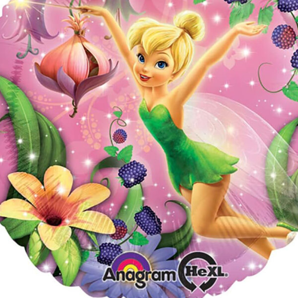 Disney Tinker Bell Kids Party Supplies - Foil Balloon 45cm - Image 3