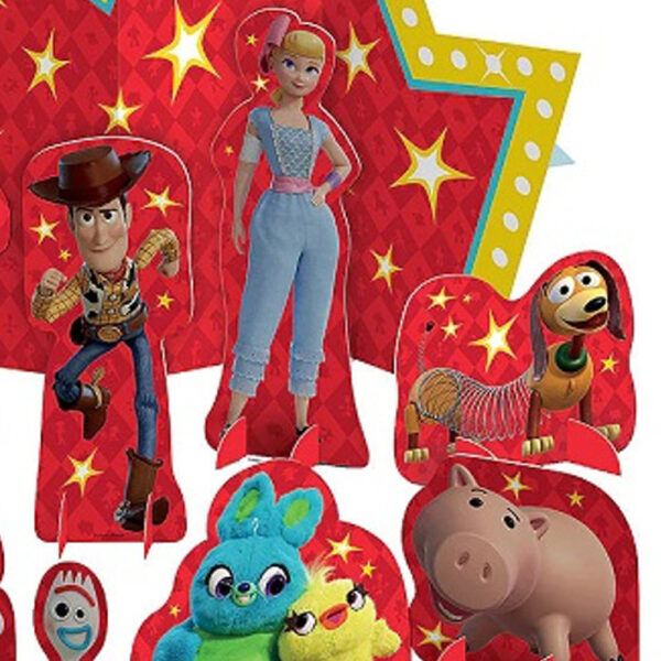 Disney Toy Story 4 Kids Birthday Party Supplies - Table Decorating Kit - Image 3