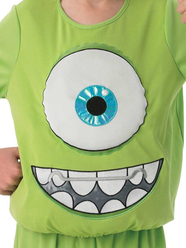 Disney Pixars Monsters University Disney Pixar Mike Wazowski Deluxe Kids Cyclops Costume 3-4, 5-6 - Image 2