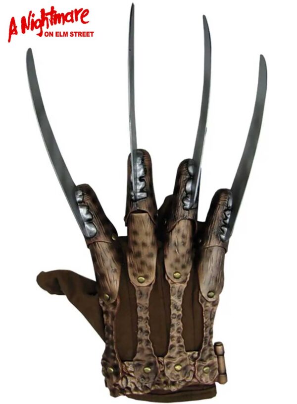 Nightmare Elm Street Licensed Halloween Freddy Kreuger Deluxe Glove Hand - Image 2