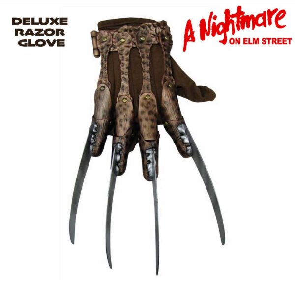 Nightmare Elm Street Licensed Halloween Freddy Kreuger Deluxe Glove Hand