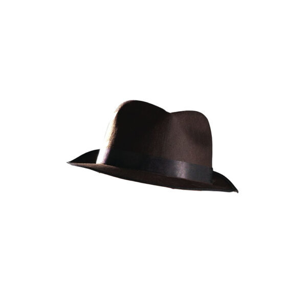 Freddy Kreuger Nightmare on Elm Street Adult Fedora Brown Hat - Adult - Image 2