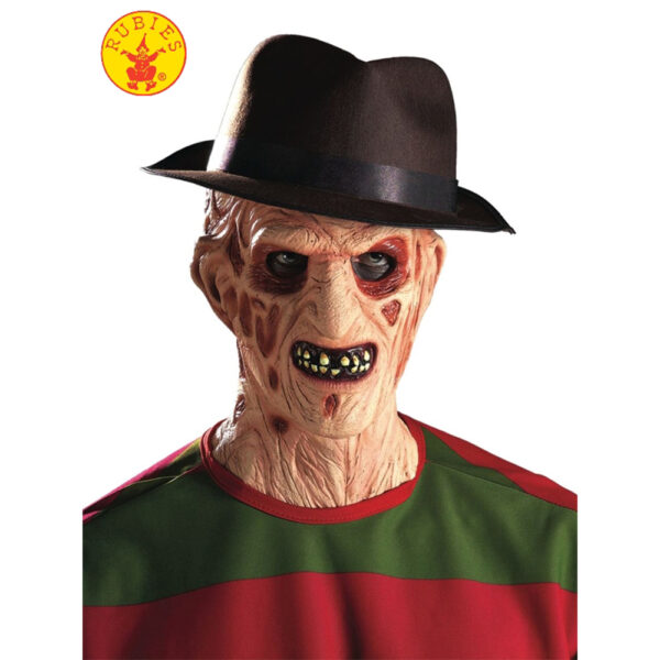 Freddy Kreuger Nightmare on Elm Street Adult Fedora Brown Hat - Adult