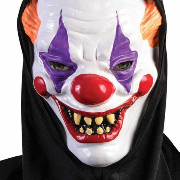 Hooded Mask Evil Clown Costume Accessory - Adult - Image 2