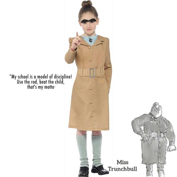 Roald Dahl Miss Trunchbull Teacher Costume / Book Week Matilda Fancy Dress