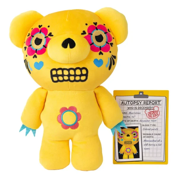 Plush Deddy Bear 30cm Plush In Body Bag with Autopsy Report Series 2 MUERTOBEAR - Image 3