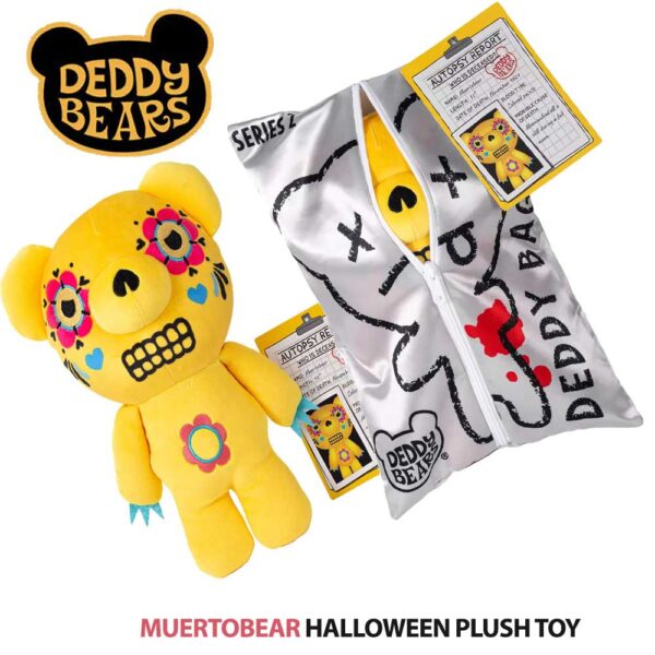 Plush Deddy Bear 30cm Plush In Body Bag with Autopsy Report Series 2 MUERTOBEAR