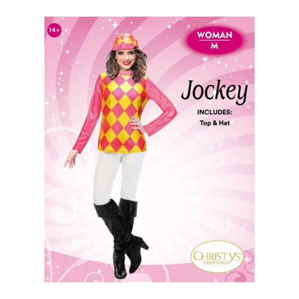 Melbourne Cup Carnival Jockey Womens Costume - Size:12 - 14