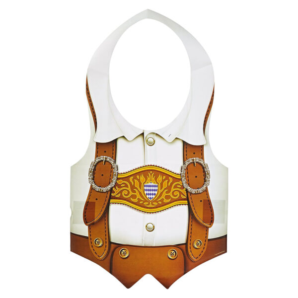 Men's Vest Oktoberfest Costume Accessory - Plastic