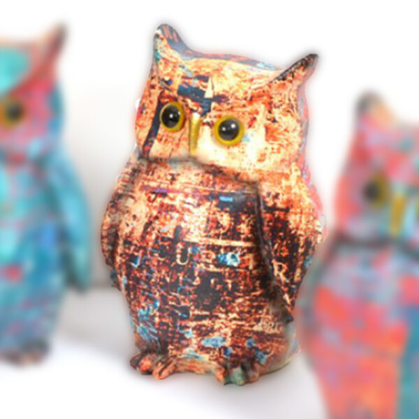 Money Box - Graffiti Owl Art Gift - 11.5cm - Image 4