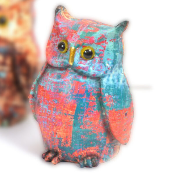 Money Box - Graffiti Owl Art Gift - 11.5cm - Image 5