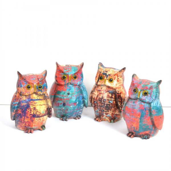 Money Box - Graffiti Owl Art Gift - 11.5cm