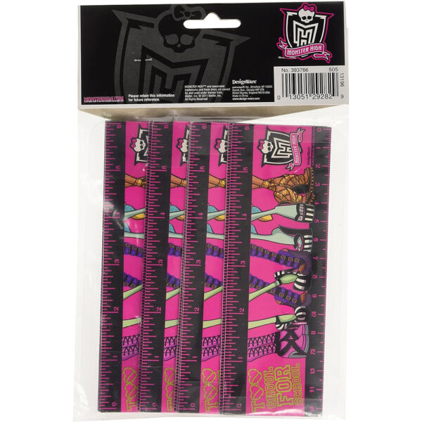 MATTEL Monster High Book Marks 12 Count Birthday Party Favours - Image 2