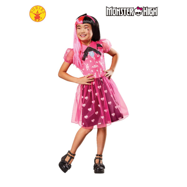 Monster High: Draculaura Classic Girl's Halloween Costume, 9-10yrs