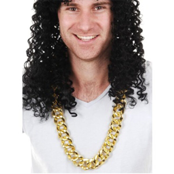 Necklace Chunky Gold Chain Rap Star/Pimp Costume Accessory - Adult